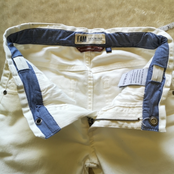 Off-white low rise straight jeans - Picture 9 of 14